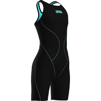 Dívčí oblečení Arena Powerskin IMPULSO OB Girls Black/Teal 140cm