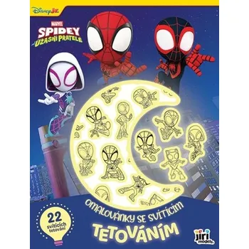 Spidey - Omalovánky se svítícím tetováním