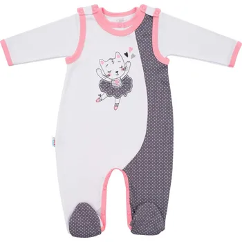 Kojenecká souprava NEW BABY 2-dílná bavlněná souprava New Baby Ballerina | Velikost: 56 (0-3m)
