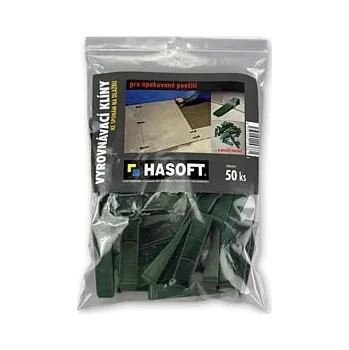 HASOFT Vyrovnávací klíny ke sponám na dlažbu 50ks