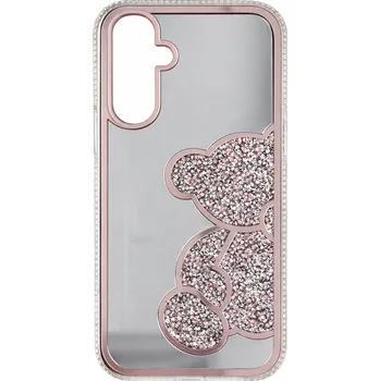 Pouzdro na mobilní telefon Zadní kryt Teddy Bear pro Samsung Galaxy S26 růžový