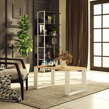 Konferenční stolek Konferenční stolek SYON - dub sonoma / bílý