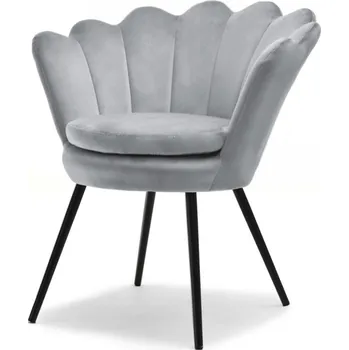 Křeslo Designové křeslo AVIDAN - šedé / černé