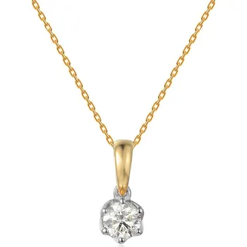 Přívěsek Lab grown briliantový přívěsek ze žlutého zlata Foster IZLG1225P + dárkové balení LUXUS zdarma