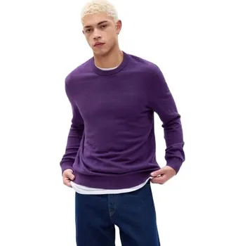 Pánský svetr Pánský svetr GAP MAINSTAY CREW S Fialová