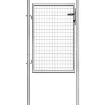 Zahradní brána pozinkovaná ocel 100 x 100 cm stříbrná