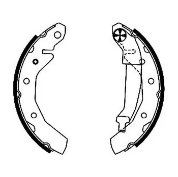 Brzdová čelist Sada brzdových čelistí PAGID H9015N