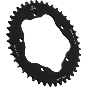 Řetězová sada pro motocykl JT rozeta 4320M 43 hliníková (ergal) DUCATI MONSTER 800 S2R 05-07, HYPERMOTARD 950 19-23, BIPOSTO 748/S 95-03 (řetěz 520) (STREETFIGHTER/EVO 848 08-15 konverze na řetěz 520) (vyžaduje adaptér JTA750B) - barva černá (JT rozeta 4320M 43 hliníková (ergal))