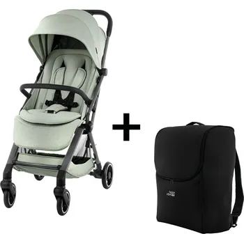 Kočárek BRITAX RÖMER Set Kočárek FLYLITE + cestovní taška zdarma Sage Green