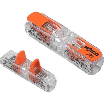 Svorka Wago 221-2411 2x0,2-4mm2 s páčkou