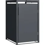 Kovový box na popelnice Konsta 1x240l 68x80x116cm antracit