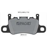 Sada brzdových destiček, kotoučová brzda PAGID T2356N