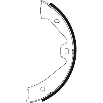 Brzdová čelist Sada brzdových čelistí, parkovací brzda PAGID H1752N