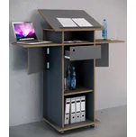 VCM Stůl „Salia M“, antracit 497016