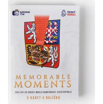 Sběratelská karetní hra Retail balíček sběratelských karet Memorable moments MS 2024