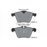 Sada brzdových destiček, kotoučová brzda PAGID T2266N