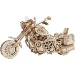 RoboTime 3D dřevěné mechanické puzzle Motorka (cruiser)