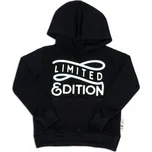 KIDSBEE Stylová dětská klučičí mikina s kapucí Limited Edition - černá | Velikost koj. oblečení: 104