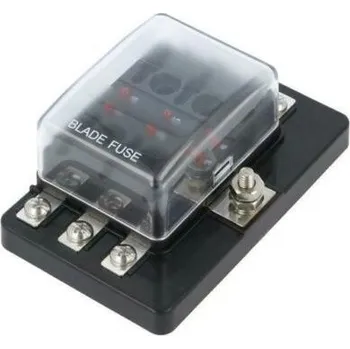 Autopojistky SCI Přísl.pojist: pojistková skříňka 6 pojistek