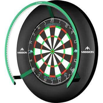 Příslušenství pro šipky Mission Torus 270 Light - osvětlení sisalového terče - Green