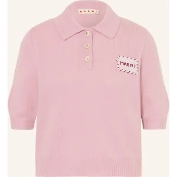 Dámský svetr Marni Dámská Úpletová Polokošile Z Kašmíru, světle fialová /...