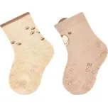 Sterntaler Protiskluzové ponožky na lezení 2 páry - Bear, vel. 17/18