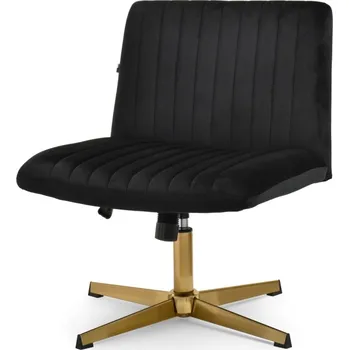 Křeslo Otočné křeslo GERVAS - černé / zlaté