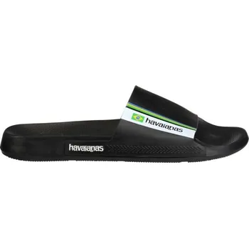 Pánské pantofle Unisex pantofle HAVAIANAS SLIDE BRASIL 41/42 Černá, Mix