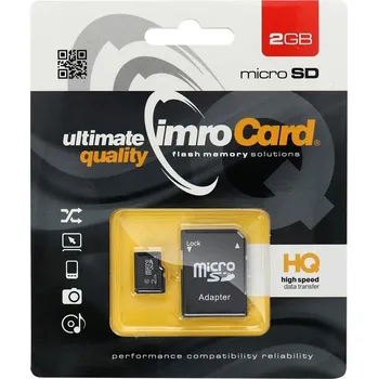Počítač imro microSD 2 GB Class 6 + adaptér SD