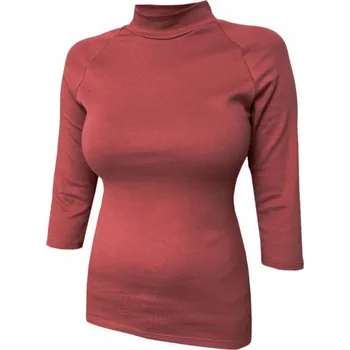 Dámské tričko Dámské tričko se stojáčkem, 3/4 rukáv KATANA 802 tm.starorůžová S