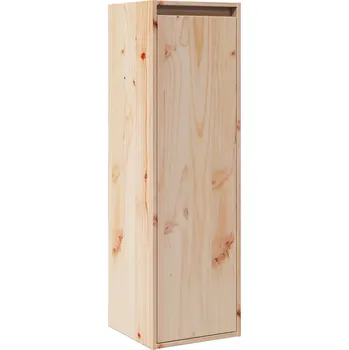 Příborník do zásuvky Nástěnná skříňka 30 x 30 x 100 cm masivní borové dřevo - 8720286840979
