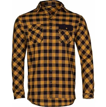 Pánská košile Pánská košile Etape SHIRT L Žlutá, Černá