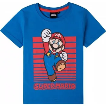 Pánské tričko Tričko Super Mario modré vel. 104