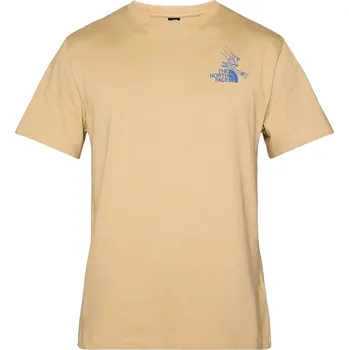 Pánská móda tričko The North Face Mountain Celebration Regular - Khaki Stone M