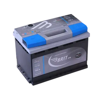 Autobaterie Autobaterie BRIT EFB 70 Ah - Baterie EFB START&STOP (Autobaterie pro vozidla se systémem Start-Stop. Vysoká cyklická odolnost, rychlé dobíjení, ideální pro Start&Stop systémy)