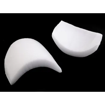 Vycpávky tloušťka 20 mm obšívané, malé, bílá