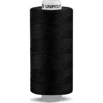 Nit Polyesterové nitě Unipoly návin 500 m, střední, 999 černá