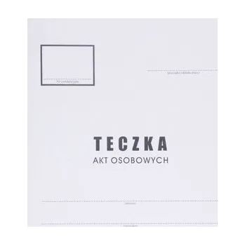 Kancelářské potřeby Akta osobowe - teczka / skoroszyt do akt osobowych 300g biała, Office Products