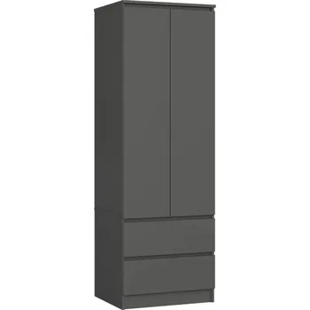 Šatní skříň Šatní skříň se šuplíky 60 cm WREN - šedá