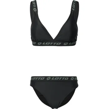 Dámské oblečení Dámské dvoudílné plavky Lotto DYAN L Černá, Tmavě šedá
