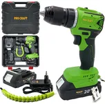 Aku šroubovák Procraft PA18LiN – 50Nm, 20V, kufr, 2Ah aku