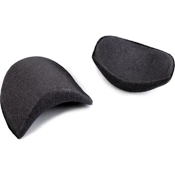 Vycpávky tloušťka 20 mm obšívané, velké, černá