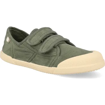 Dívčí tenisky Barefoot dětské plátěnky Igor - Lona V. Kaki zelené Velikost: 31