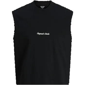 Jack & Jones Tank top Norrebro Emb 12292009 Černá Regular Fit M