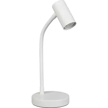 Čtecí lampička Trio Leuchten R56851031 TARYN - Stolní čtecí nebo pracovní lampička v bílé barvě, 1 x GU10 MINI, 28cm (Stolní lampa v bílé barvě s vypínačem na kabelu)