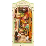 RoboTime 3D skládačka Zarážka na knihy Miniatura domečku Květinový koutek