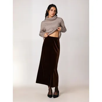 Dámské oblečení Sinsay - Maxi sukně - hnědá - 998EY-88M - 998EY-88M-XXL