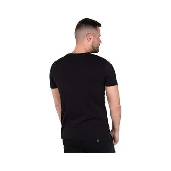 Pánské tričko Alpha Industries T-Shirt AI.100501NP-477-M Černá Basic Fit M