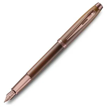 Pióro wieczne 100, coffee, brązowe, etui brązowe, Sheaffer