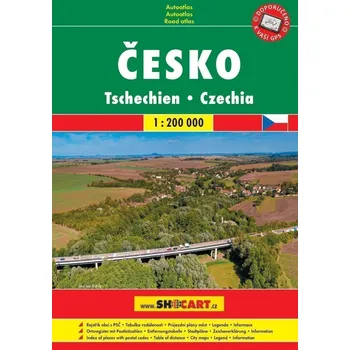 Česko 1:200 000 / autoatlas (A5, spirála) - Shocart (2023)